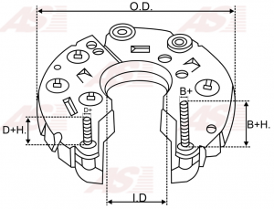 UD806916(BOSCH)ARC | AUTO STARTER | Prostownik do alternatora UD806916(BOSCH)ARC 