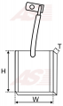 BSX157-158(IKA) | AUTO STARTER | Szczotki rozrusznika  BSX157-158(IKA) 