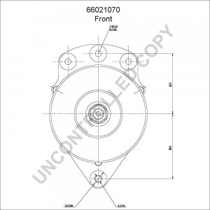 66021070 | PRESTOLITE LEECE NEVILLE | ALTERNATOR 66021070 