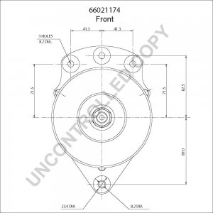 66021174 | PRESTOLITE LEECE NEVILLE | ALTERNATOR 24V 55A MULTIFIT 66021174 66021174