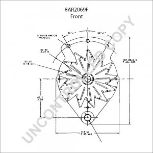 8AR2069F | PRESTOLITE LEECE NEVILLE | ALTERNATOR 8AR2069F 