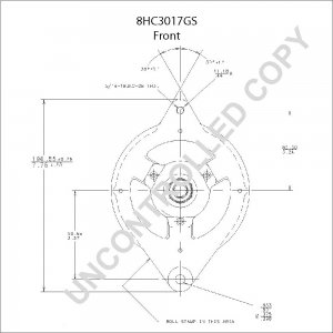 8HC3017GS | PRESTOLITE LEECE NEVILLE | ALTERNATOR 8HC3017GS 