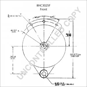 8HC3025F | PRESTOLITE LEECE NEVILLE | ALTERNATOR 8HC3025F 