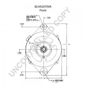 8LHA2070VA | PRESTOLITE LEECE NEVILLE | ALTERNATOR 8LHA2070VA 