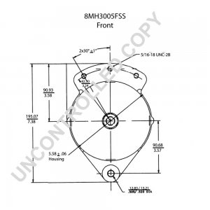 8MH3005FSS | PRESTOLITE LEECE NEVILLE | ALTERNATOR 8MH3005FSS 