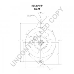 8SA3064P | PRESTOLITE LEECE NEVILLE | ALTERNATOR 8SA3064P 