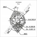 20100628 | PRESTOLITE LEECE NEVILLE | ALTERNATOR 12V 65A 20100628 20100628