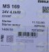 MS169 | MAHLE | Rozrusznik 24V 4KW Z10 AZF4292 IS1097 MS169 11.132.083