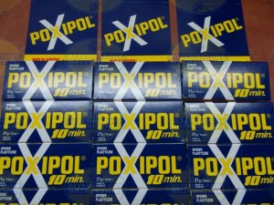 Poxipol / Spoiwo plastyczne / Klej epkosydowy 21gr. /14ml - Szary Poxipol-szary POXIPOL1