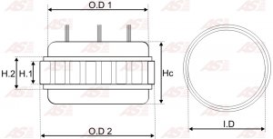 AS9012 | AUTO STARTER | Uzwojenie alternatora AS9012 