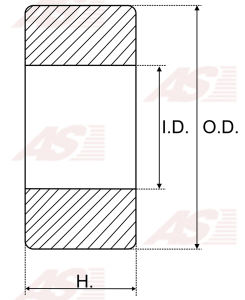 ABE9024(BULK) | AUTO STARTER | ŁOŻYSKO DO ALTERNATORA ABE9024(BULK) 