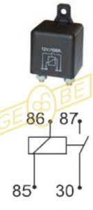 9.9019.1 | IKA - GEBE | Battery Relay 12V, 120/180A 9.9019.1 