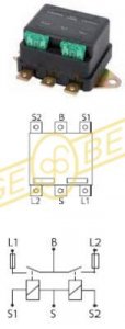 9.9025.1 | IKA - GEBE | Headlight Relay 12V, 40A, Ford NLR-132 9.9025.1 