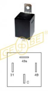 9.9026.1 | IKA - GEBE | Flasher 12V, 2/4x21W 9.9026.1 