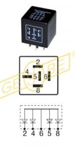 9.9217.1 | IKA - GEBE | Diode Block PIN2458, P600K, 1N5406, 1N4007 9.9217.1 