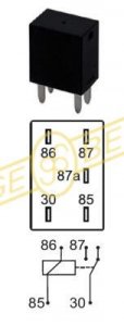 9.9384.1 | IKA - GEBE | Ultra Microrelay 24V, 10/20A, T18, C4 9.9384.1 