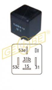 9.9397.1 | IKA - GEBE | Wiper/Washer Relay 12V, 146 202 612 9.9397.1 