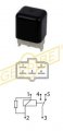 9.9355.1 | IKA - GEBE | Headlight Relay 12V, 40A; 89520-1470 9.9355.1 