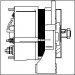 20110134 | PRESTOLITE LEECE NEVILLE | ALTERNATOR 12V 65A DEUTZ 20110134 20110134