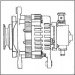 20110262 | PRESTOLITE LEECE NEVILLE | ALTERNATOR 12V 80A OPER FRONTERA CV 20110262 20110262