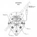 8AR3080FA | PRESTOLITE LEECE NEVILLE | ALTERNATOR 24V 35AMP 8AR3080FA 110-522