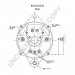 8LHA2053U | PRESTOLITE LEECE NEVILLE | ALTERNATOR 8LHA2053U 