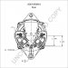 A001090844 | PRESTOLITE LEECE NEVILLE | ALTERNATOR A001090844 