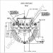 A0014905AAS | PRESTOLITE LEECE NEVILLE | ALTERNATOR A0014905AAS 