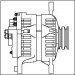 AVi1361C11 | PRESTOLITE LEECE NEVILLE | ALTERNATOR 12V 120 AMP AVI1361C11 AVI1361C11