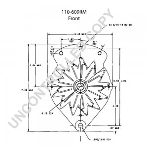 110-609RM | PRESTOLITE LEECE NEVILLE | ALTERNATOR [12V][65A] 110-609RM 