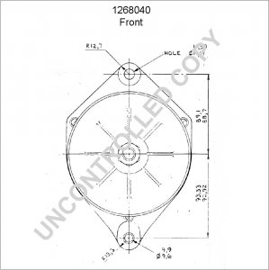 1268040 | PRESTOLITE LEECE NEVILLE | ALTERNATOR 1268040 