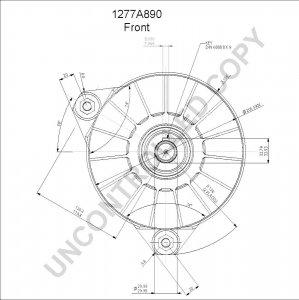 1277A890 | PRESTOLITE LEECE NEVILLE | ALTERNATOR 1277A890 