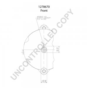 1278670 | PRESTOLITE LEECE NEVILLE | ALTERNATOR 1278670 