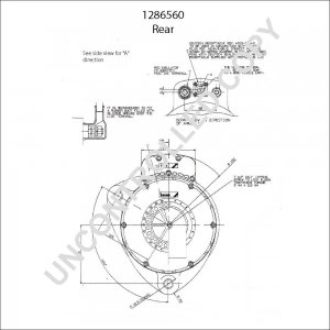 1286560 | PRESTOLITE LEECE NEVILLE | ALTERNATOR 1286560 