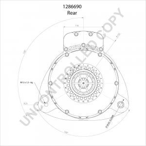 1286690 | PRESTOLITE LEECE NEVILLE | ALTERNATOR 1286690 