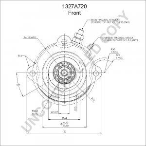 1327A720 | PRESTOLITE LEECE NEVILLE | ROZRUSZNIK S115 NAVISTAR 1327A720 1327A720