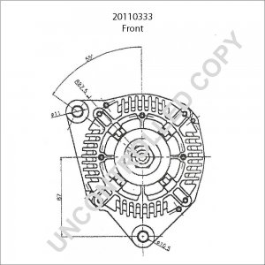 20110333 | PRESTOLITE LEECE NEVILLE | ALTERNATOR 12V 90A 20110333 20110333