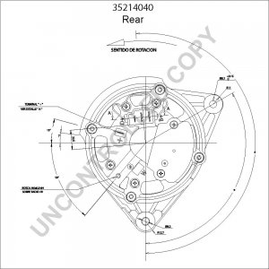 35214040 | PRESTOLITE LEECE NEVILLE | ALTERNATOR 35214040 