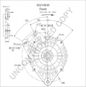 35214335 | PRESTOLITE LEECE NEVILLE | ALTERNATOR 35214335 