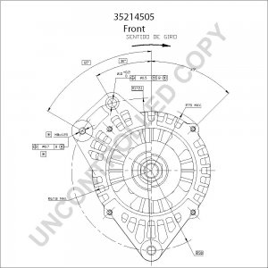 35214505 | PRESTOLITE LEECE NEVILLE | ALTERNATOR 35214505 