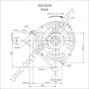 35214510 | PRESTOLITE LEECE NEVILLE | ALTERNATOR 35214510 