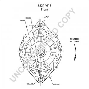 35214615 | PRESTOLITE LEECE NEVILLE | ALTERNATOR 35214615 