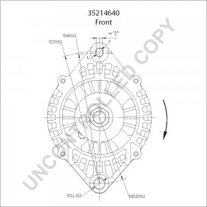 35214640 | PRESTOLITE LEECE NEVILLE | ALTERNATOR 35214640 