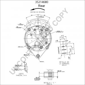 35214680 | PRESTOLITE LEECE NEVILLE | ALTERNATOR 35214680 