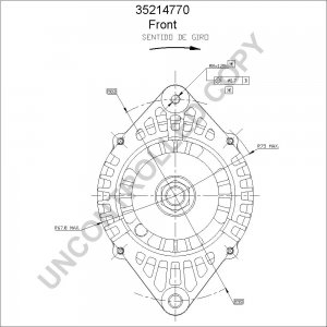 35214770 | PRESTOLITE LEECE NEVILLE | ALTERNATOR 35214770 