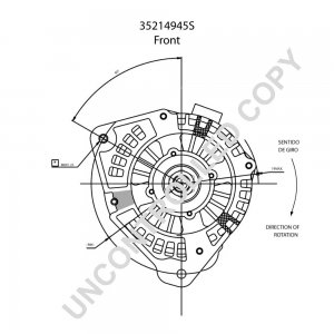 35214945S | PRESTOLITE LEECE NEVILLE | ALTERNATOR 35214945S 