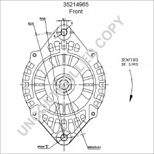 35214965 | PRESTOLITE LEECE NEVILLE | ALTERNATOR 35214965 