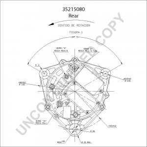 35215080 | PRESTOLITE LEECE NEVILLE | ALTERNATOR 35215080 