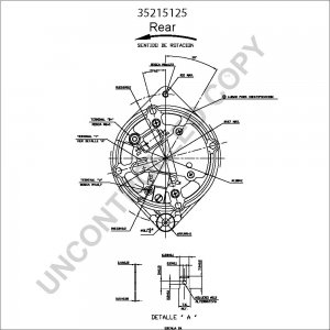 35215125 | PRESTOLITE LEECE NEVILLE | ALTERNATOR 35215125 