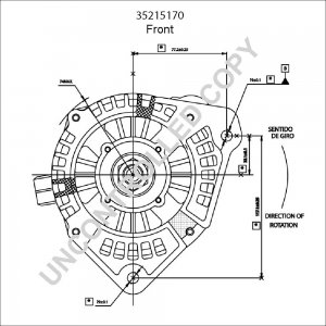 35215170 | PRESTOLITE LEECE NEVILLE | ALTERNATOR 35215170 